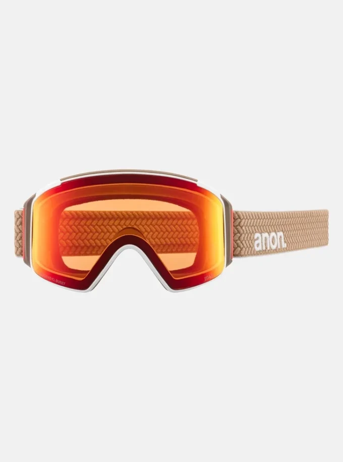 Anon M4S Low Bridge Fit Skibrille (zylindrisch) + Bonuslinse
