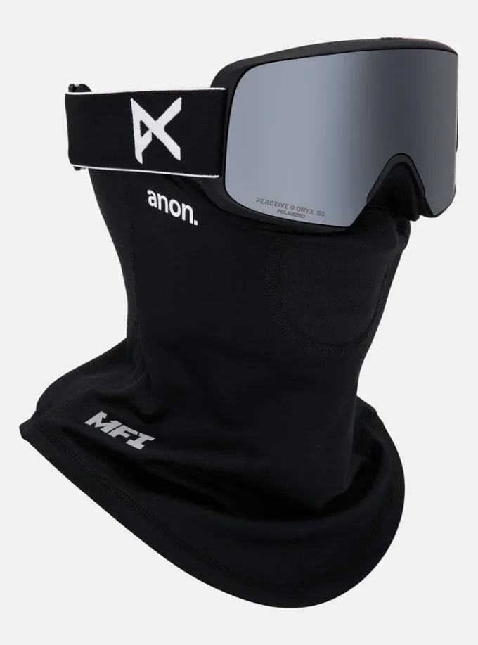 Anon M6S Skibrille + polarisierte Perceive-Scheibe + MFI®-Gesichtsmaske