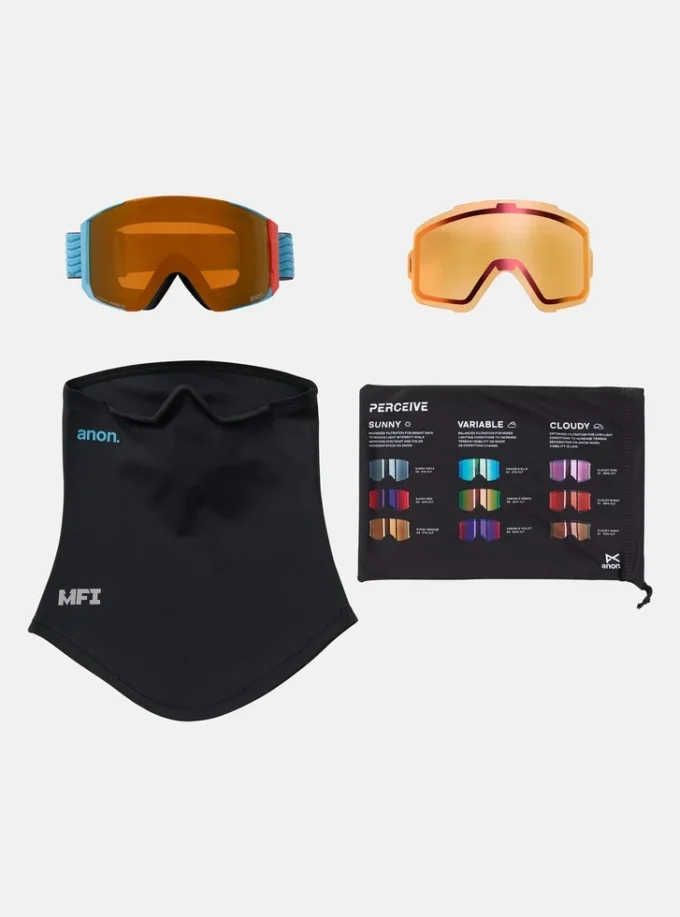 Anon Sync Skibrille + Bonuslinse + MFI®-Gesichtsmaske
