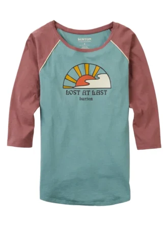 Burton Ashmore Raglan Langarm-T-Shirt für Damen