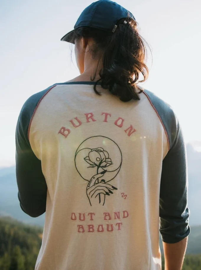 Burton Caratunk Raglan-T-Shirt für Damen