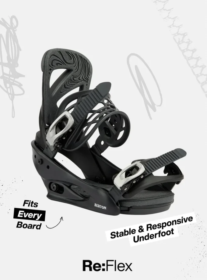 Burton Genesis Re:Flex Snowboard-Bindungen für Herren