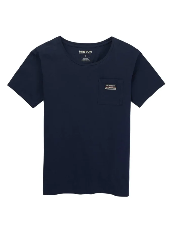 Burton Classic Kurzarm-T-Shirt mit Tasche für Damen
