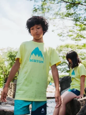 Burton Classic Mountain High Kurzarm-T-Shirt für Kinder
