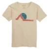 Burton Classic Retro Kurzarm-T-Shirt für Damen