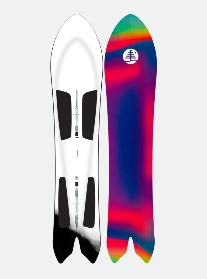 Burton Family Tree 3D Channel Surfer Flat Top Snowboard (Beispiel)