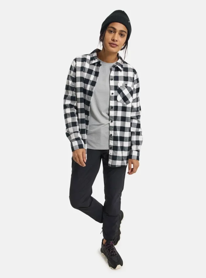 Burton Favorite Langarm-Flanellhemd für Damen