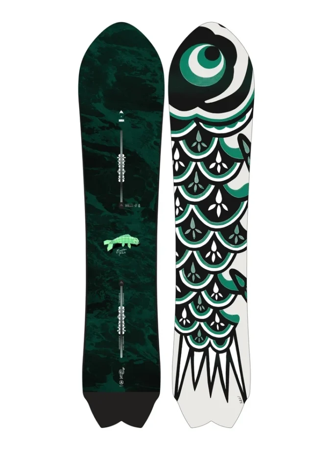Burton Fish 3D Directional Flat Top Snowboard für Herren Burton Fish 3D Directional Flat Top Snowboard für Herren