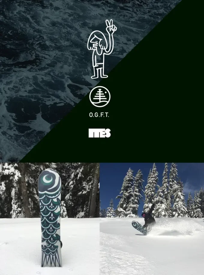 Burton Fish 3D Directional Flat Top Snowboard für Herren Burton Fish 3D Directional Flat Top Snowboard für Herren