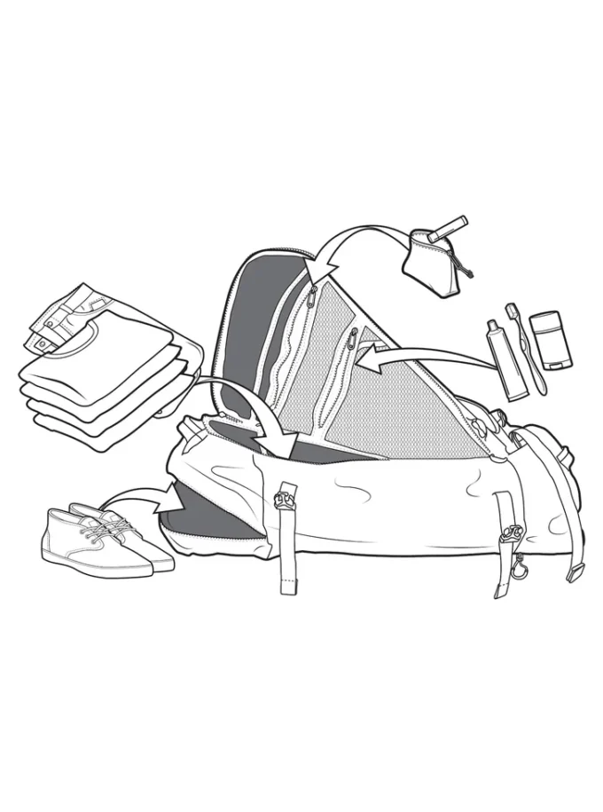 Burton Multipath 90L Large Duffel Bag Burton Multipath 90L Large Duffel Bag