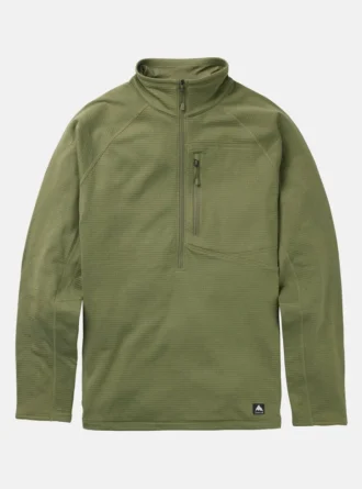 Burton Stockrun Grid Half-Zip Fleece für Herren (Muster)