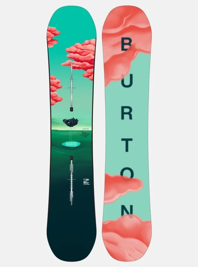 Burton Yeasayer Flying V Snowboard für Damen (Beispiel)