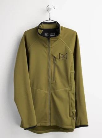 Damen Burton [ak]® Helium Grid Fleecejacke mit durchgehendem Reißverschluss