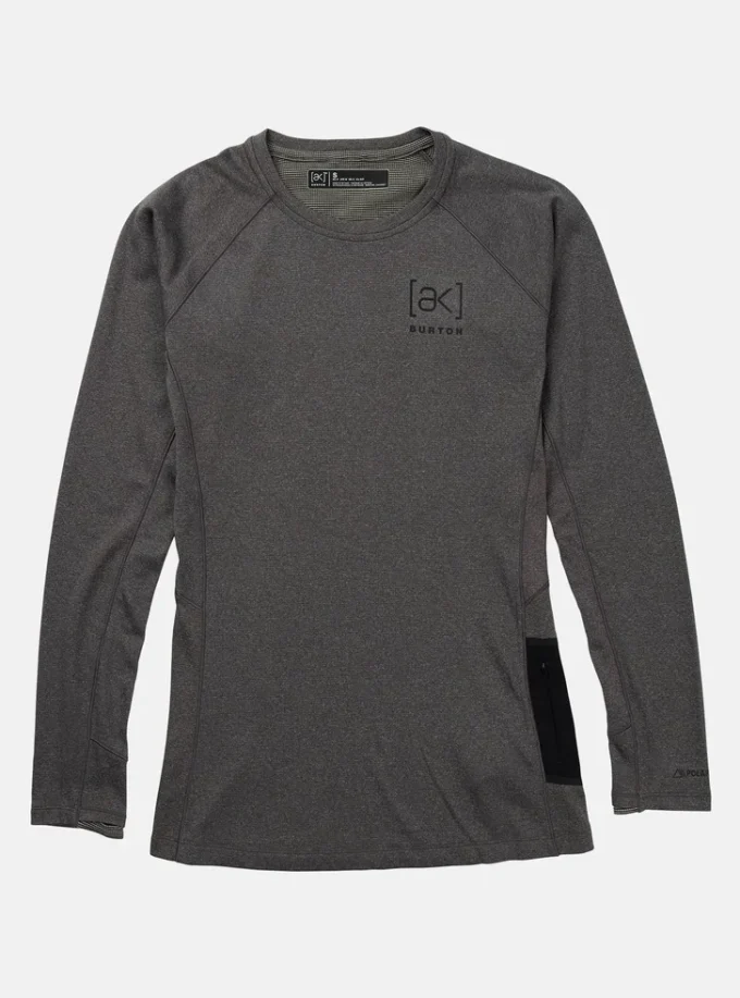 Damen-Unterhemd Burton [ak]® Baker Power Wool™ Base Layer Crewneck