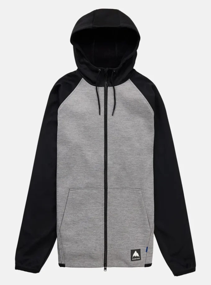 Herren Burton Crown Wetterfeste Fleecejacke mit durchgehendem Reißverschluss