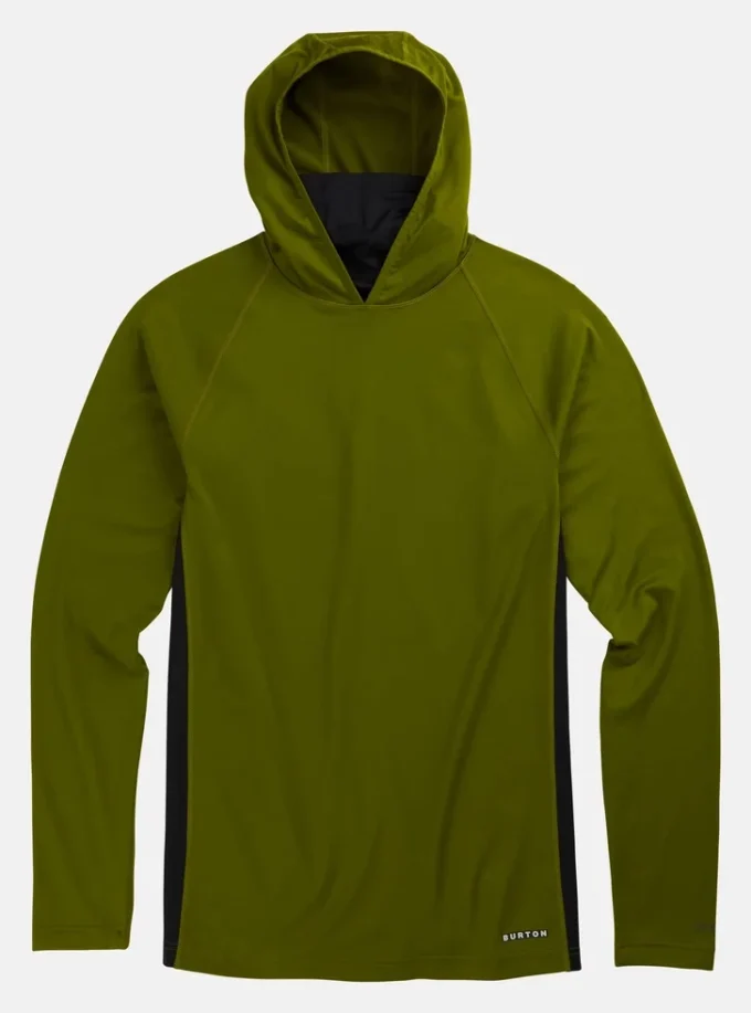 Herren Burton Midweight X Base Layer Long Neck Hoodie