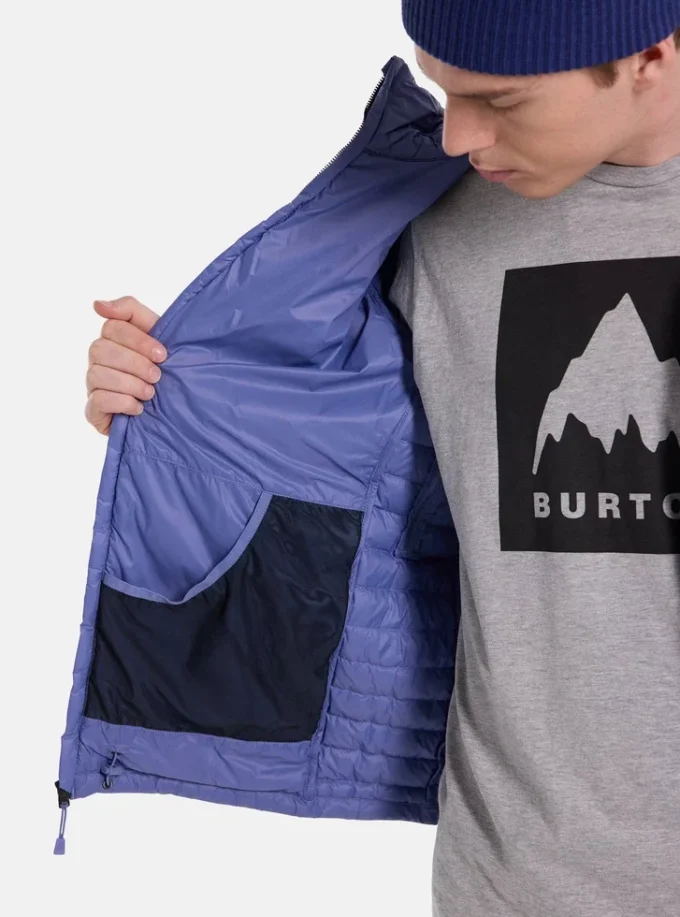 Herren-Daunenjacke mit Kapuze Burton Mid-Heat Herren-Daunenjacke mit Kapuze Burton Mid-Heat