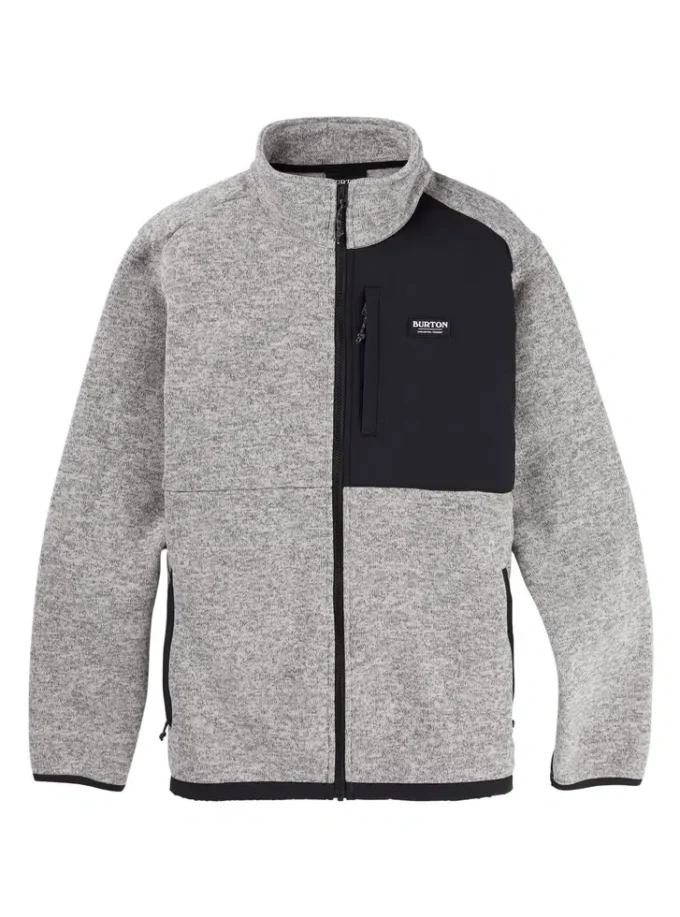 Herren-Fleecejacke Burton Hayrider mit durchgehendem Reißverschluss