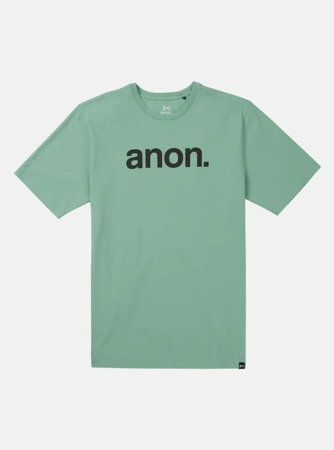 Herren-T-Shirt mit kurzen Ärmeln von Anon