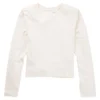 Larosa Langarm-Crop-T-Shirt für Damen