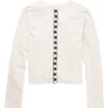Larosa Langarm-Crop-T-Shirt für Damen
