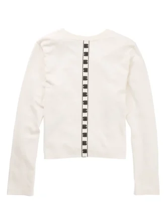 Larosa Langarm-Crop-T-Shirt für Damen