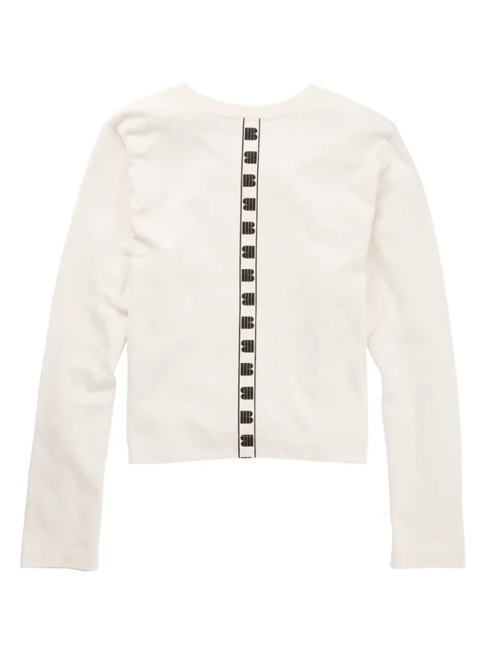 Larosa Langarm-Crop-T-Shirt für Damen